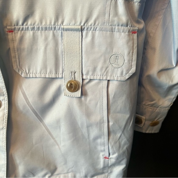 Lands’ end Women jacket Size: XS 2-4 Color: light blue/ yellow - Picture 6 of 12